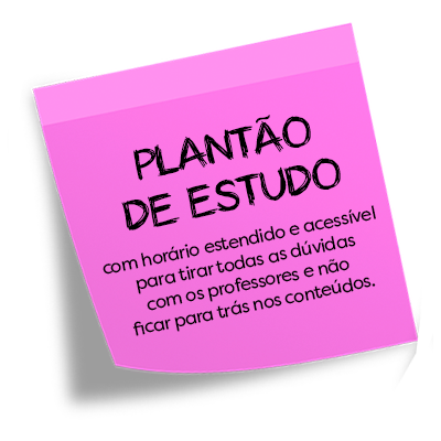 PLANTÃO DE ESTUDO